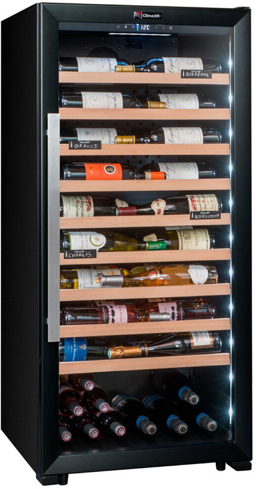 Отдельностоящий винный шкаф 51-100 бутылок Climadiff - фото №3