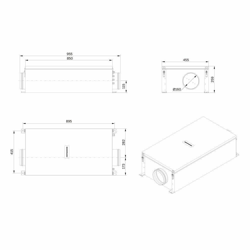 Приточная установка VentMachine Colibri 650 GTC - фотография № 5