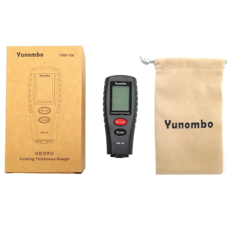 Толщиномер автомобильный лакокрасочного покрытия YUNOMBO YNB-100 (с батарейками)