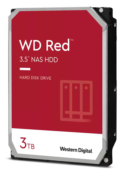 Western Digital Жесткий диск Western Digital HDD SATA-III 3000Gb Red for NAS WD30EFAX, 5400RPM, 256MB buffer, 1 year