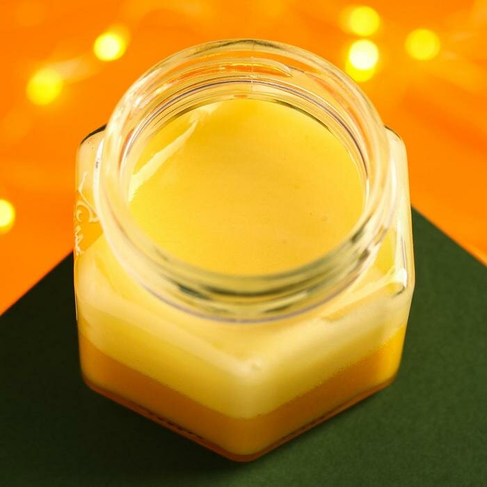 Крем-мёд двухслойный «Аромат нового года», вкус: апельсин и имбирь, 120 г. - фотография № 4