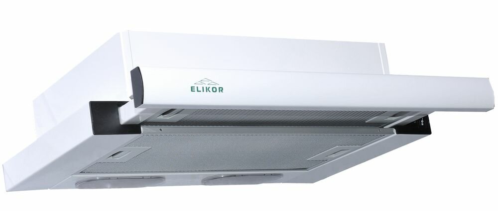 Встраиваемая вытяжка ELIKOR Интегра 50П-400-В2Л белый / белый