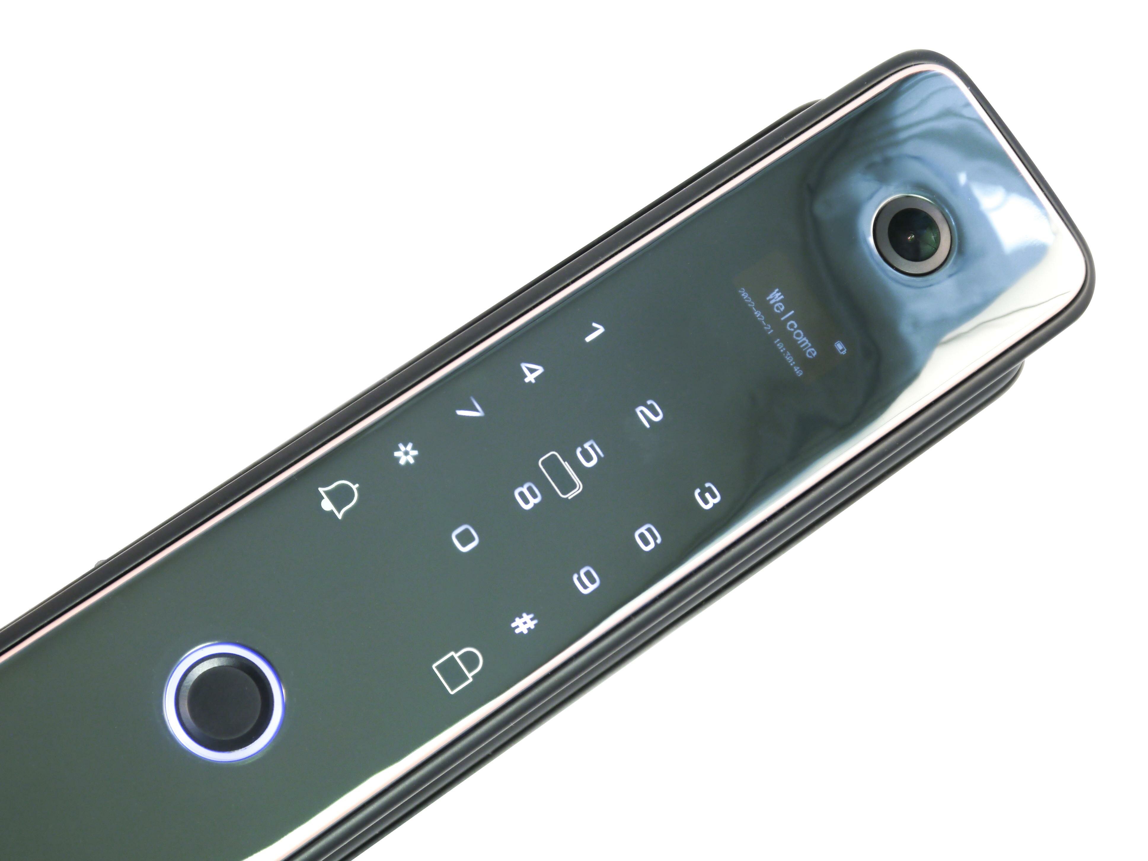 Биометрический дверной Wi-Fi замок с распознаванием лиц для входной двери - HDcom SLK-915 Smart-WiFi (W3037RU) (удаленное открытие)