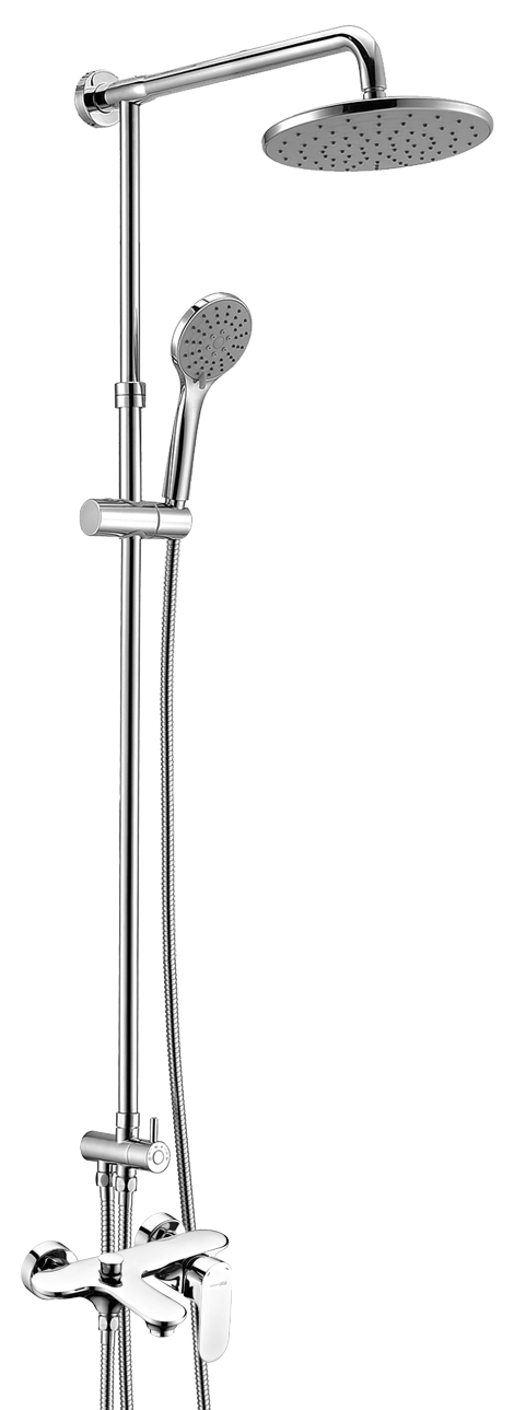 Душевая система WasserKRAFT Dinkel (A580166) с изливом для ванны - фотография № 1
