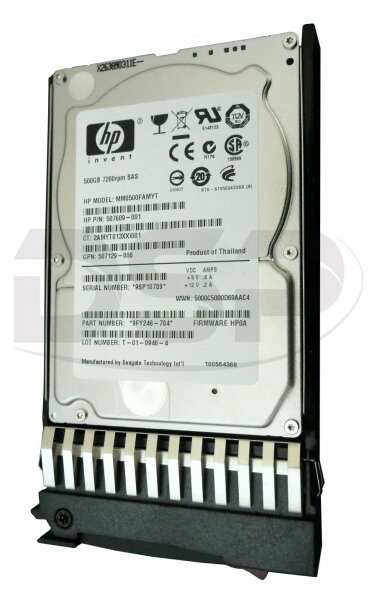   HP 507129-005 500Gb SAS 2,5" HDD