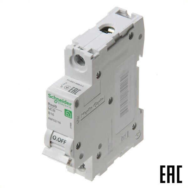 Автоматический выключатель на Din-рейку Schneider Electric Resi9 R9F02140 В40А/1п/ 6,0кА