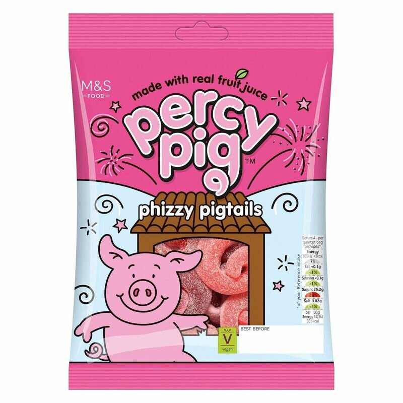 Кондитерский сюрприз-бокс Mark and Spencer Percy Pig Letterbox Gift Поросенок Перси - фотография № 4