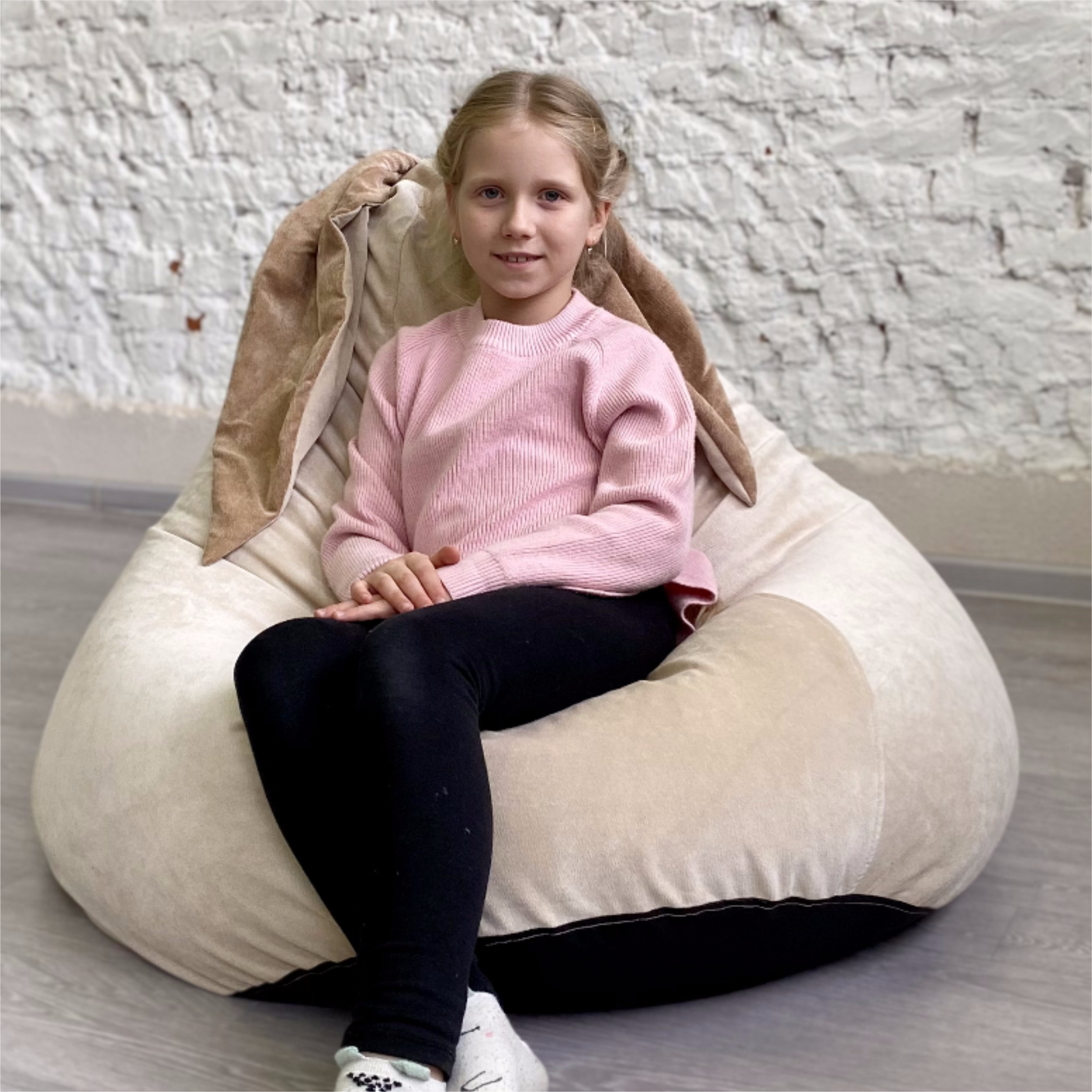 Кресло-мешок "Ушастик" для детей и взрослых, размер XXL - фотография № 12