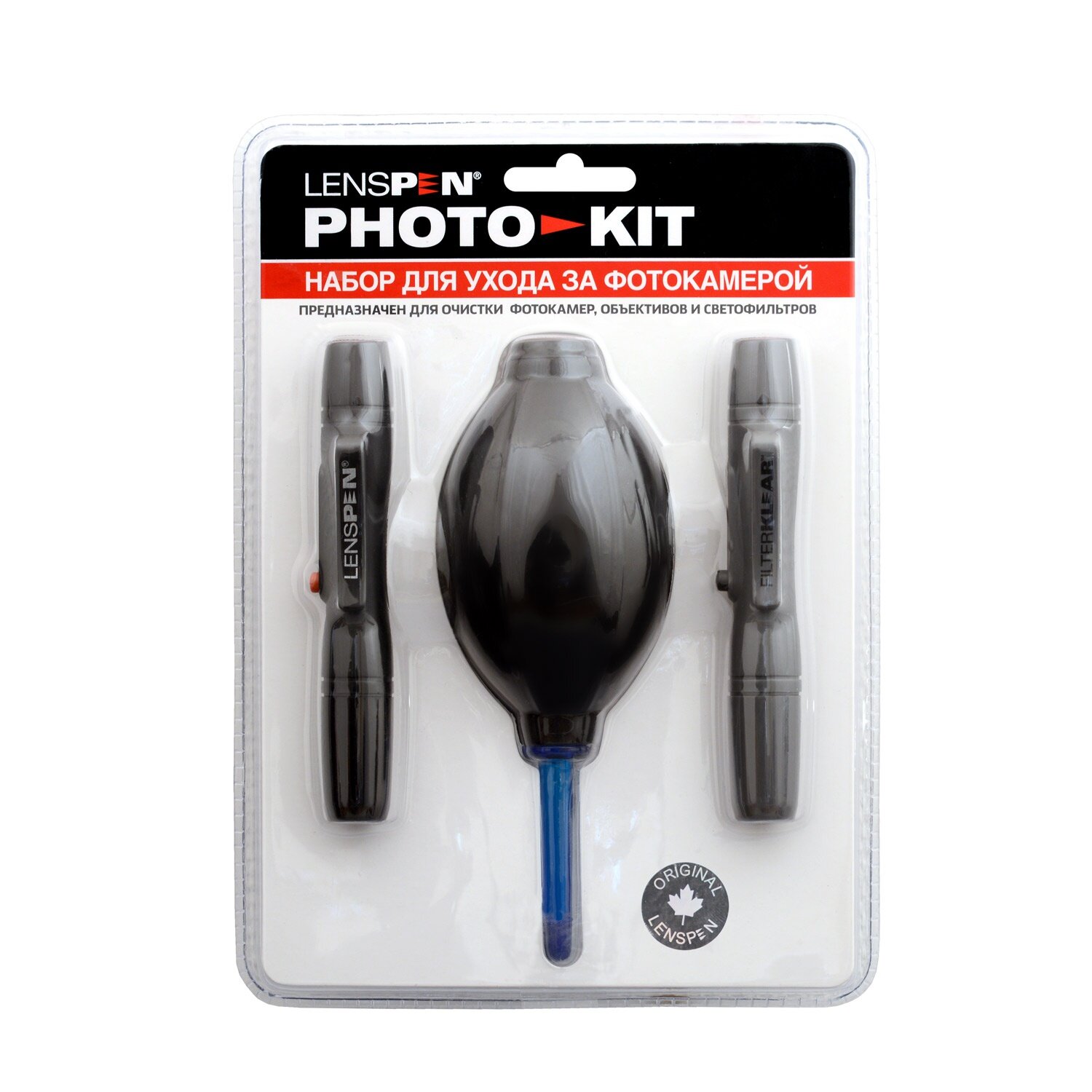 Набор Lenspen Photo kit PHK-1 для ухода за камерой (2 карандаша + груша)