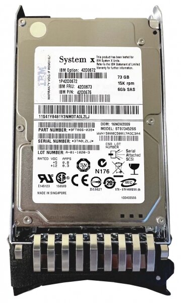   IBM 42D0673 73Gb SAS 2,5" HDD