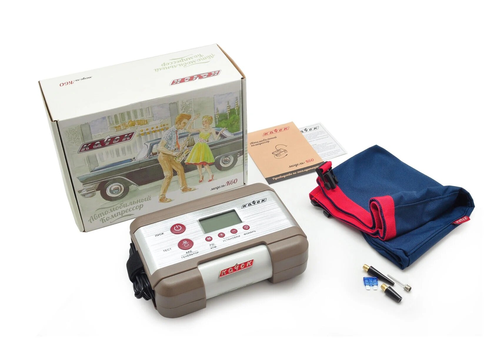 фото Автомобильный компрессор качок K60