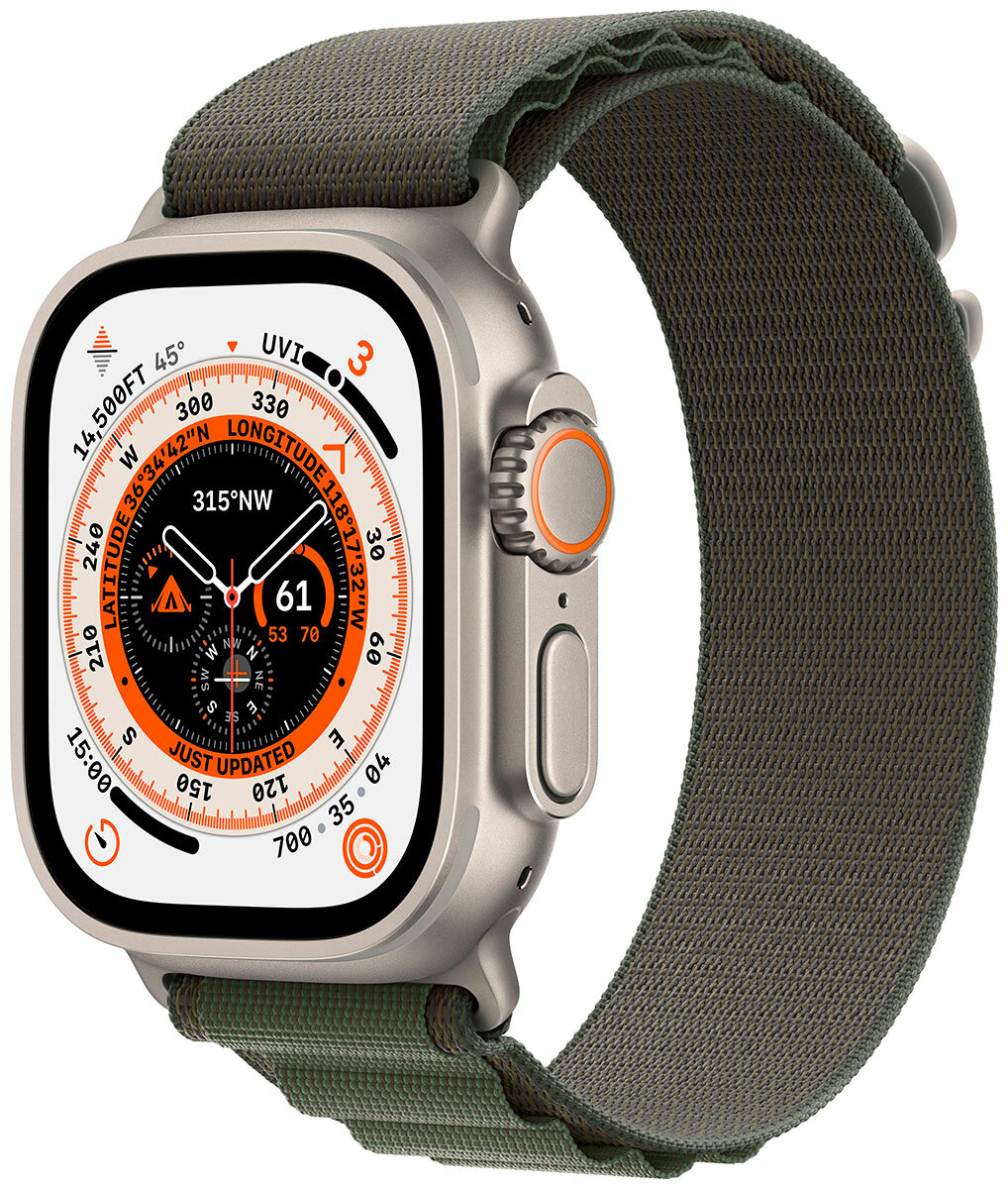 Умные часы Apple Watch Ultra GPS 49mm Green (MQF83ZA/A)