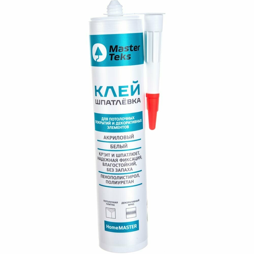 фото Акриловый клей-шпатлевка MASTERTEKS HOMEMASTER