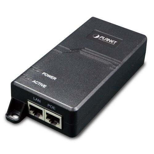 Инжектор PLANET POE-173 Single Port 10/100/1000Mbps Ultra POE Injector (60 Watts) - w/internal power