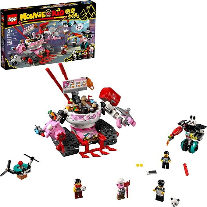 Конструктор LEGO Танк с лапшой Пигси Monkie Kid (80026)