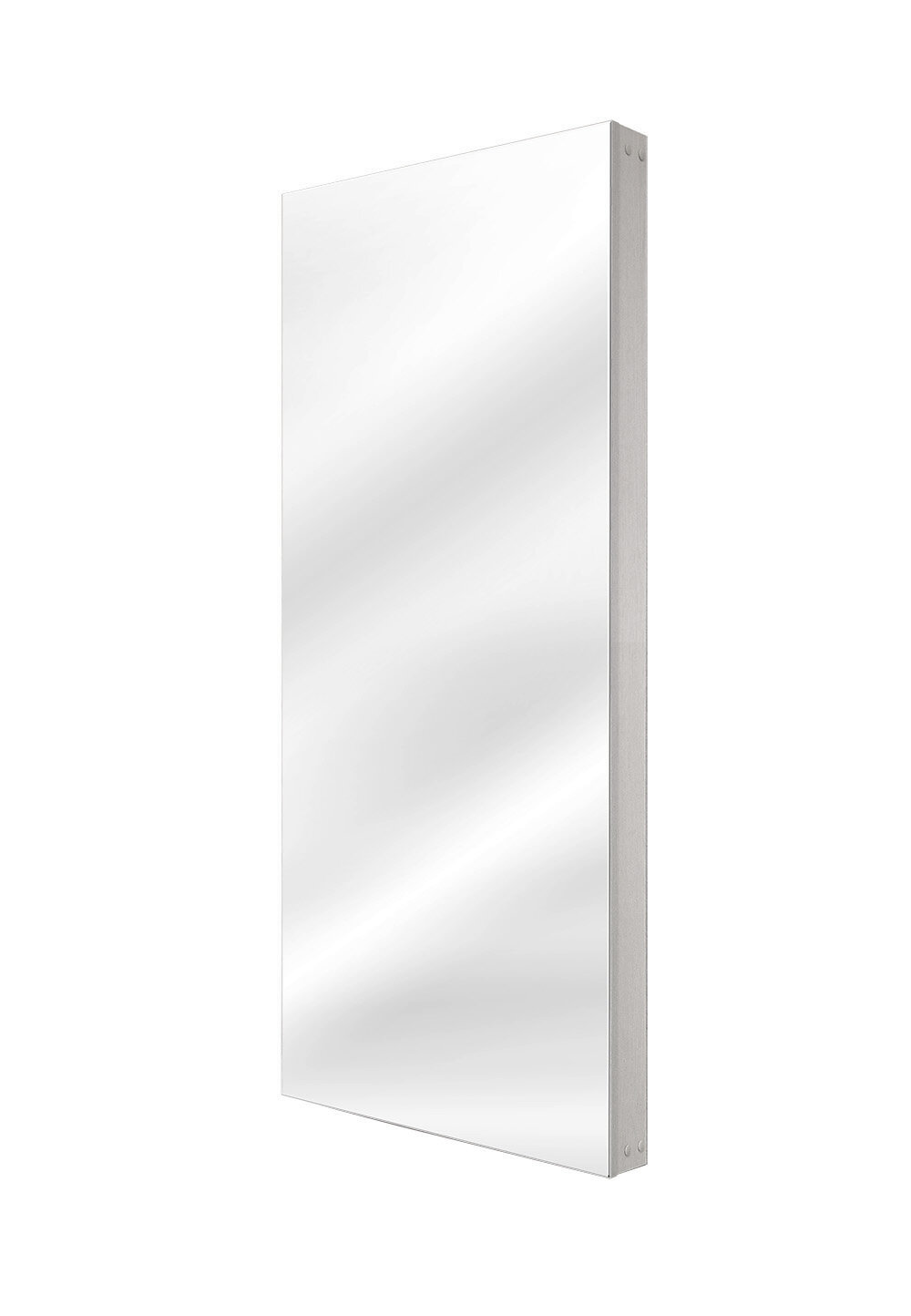 Астра Мини Компактная гладильная доска в шкафу с зеркальным фасадом Беленый дуб налево - фотография № 2
