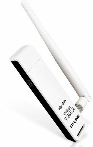   TP-LINK TL-WN722N Wi-Fi 150Mbps 802.11g/n, USB 2.0,  