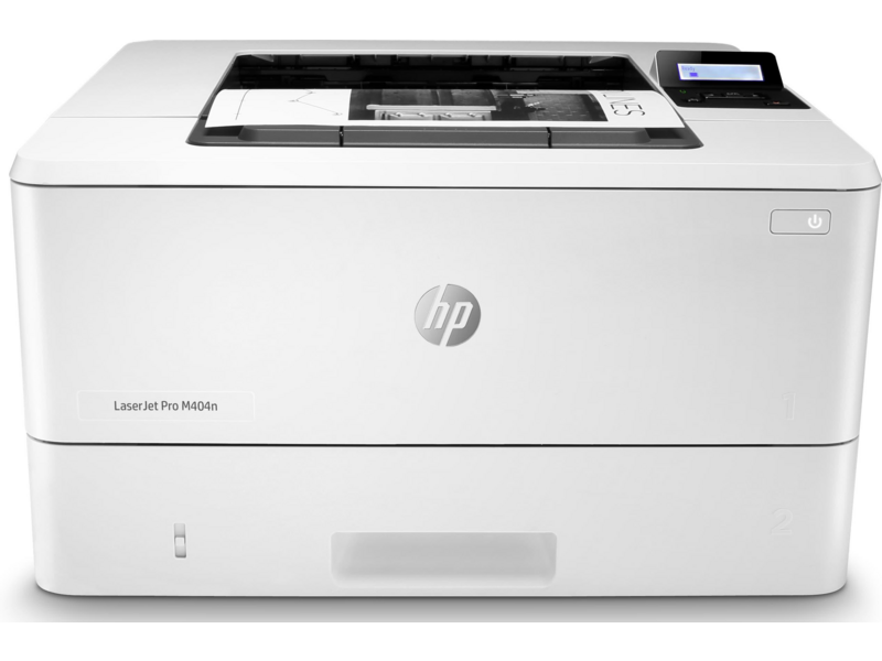 Принтер LaserJet Pro M404n (A4, 1200dpi, 38 ppm, 256 Mb, 2tray 100+250, USB2.0/GigEth,ePrint, AirPrint, 1y warr, cartridge 1500 in box, repl. C5F93A)