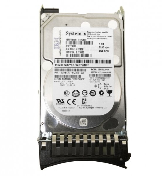   IBM 81Y9691 1Tb SAS 2,5" HDD