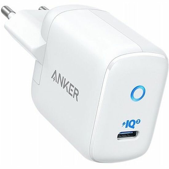 Сетевое зарядное устройство ANKER PowerPort III mini 30W USB-C белый.