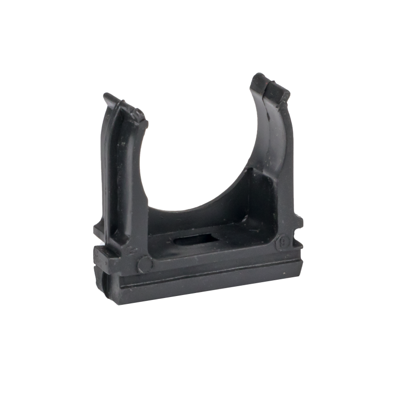 фото Держатель для труб (клипса) d32мм черн. (уп.50шт) Plast EKF derj-z-32-black