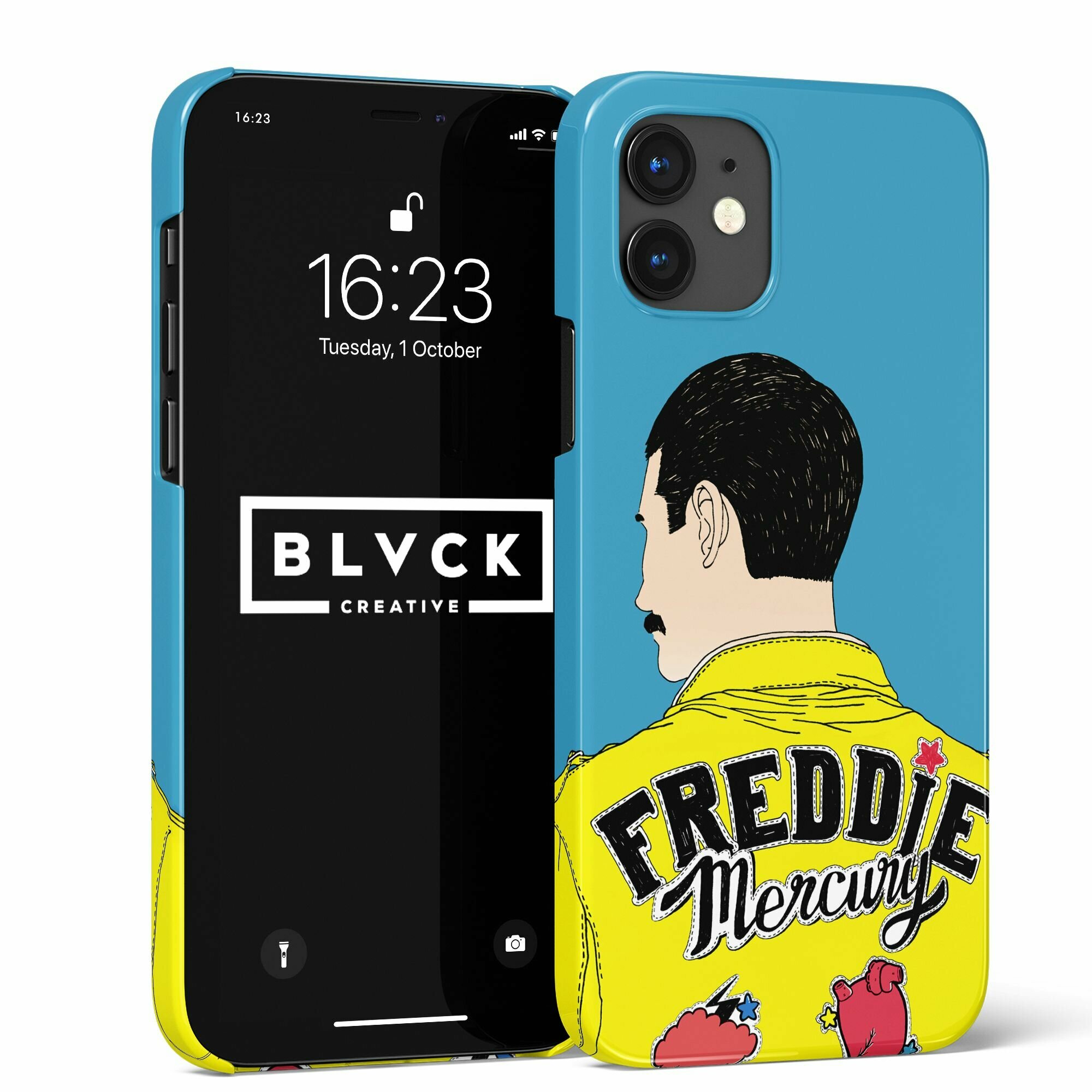 фото Чехол для IPhone X/XS с рисунком "Freddie Mercury Фредди Меркьюри"