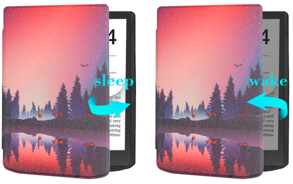 Электронная книга PocketBook 743G InkPad 4 с обложкой Forest