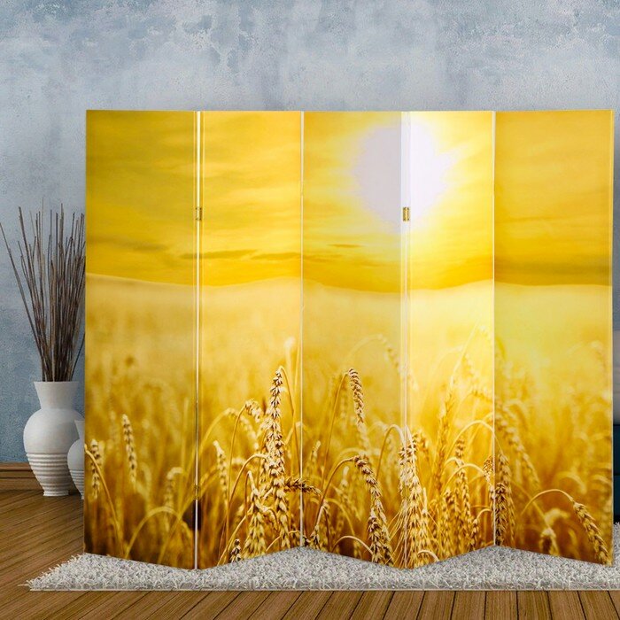 Ширма "Пшеничное поле", 250 х 160 см - фотография № 1