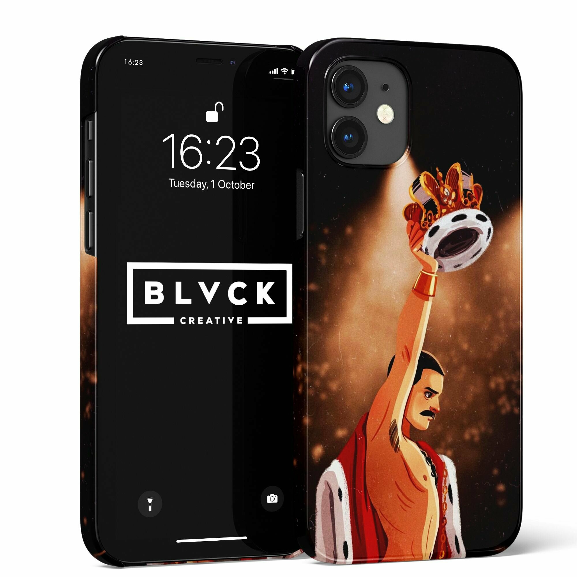 фото Чехол для IPhone X/XS с рисунком "Freddie Mercury Фредди Меркьюри"