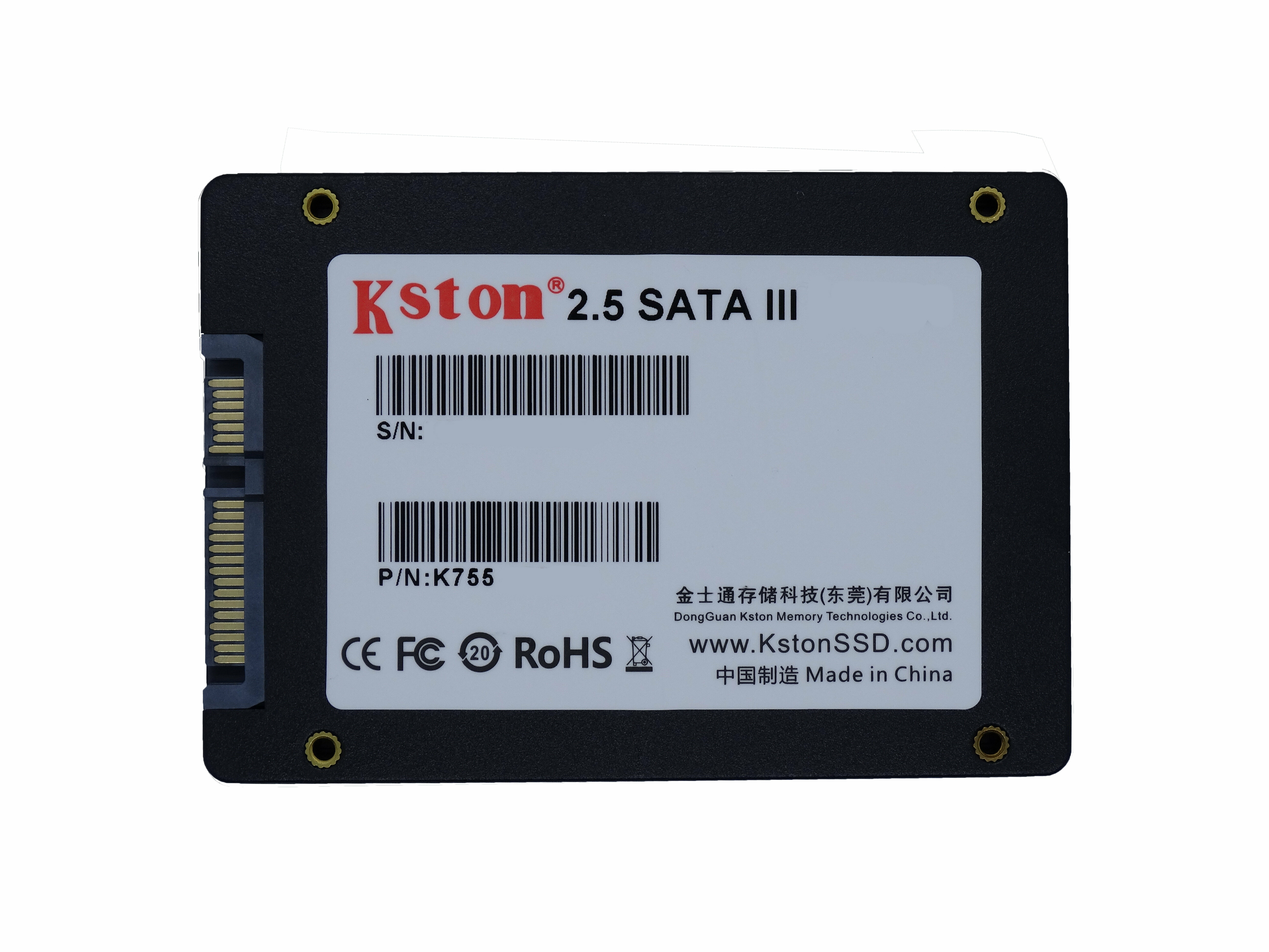256 ГБ Внутренний SSD диск Kston 2.5" SATA3 6.0 Гбит/с (K755-256GB) + винты + кабель SATA — фото 6