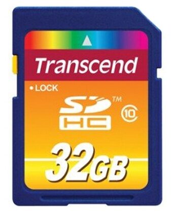 Карта памяти Transcend SDHC 32GB Class 10 30MB/s, TS32GSDHC10