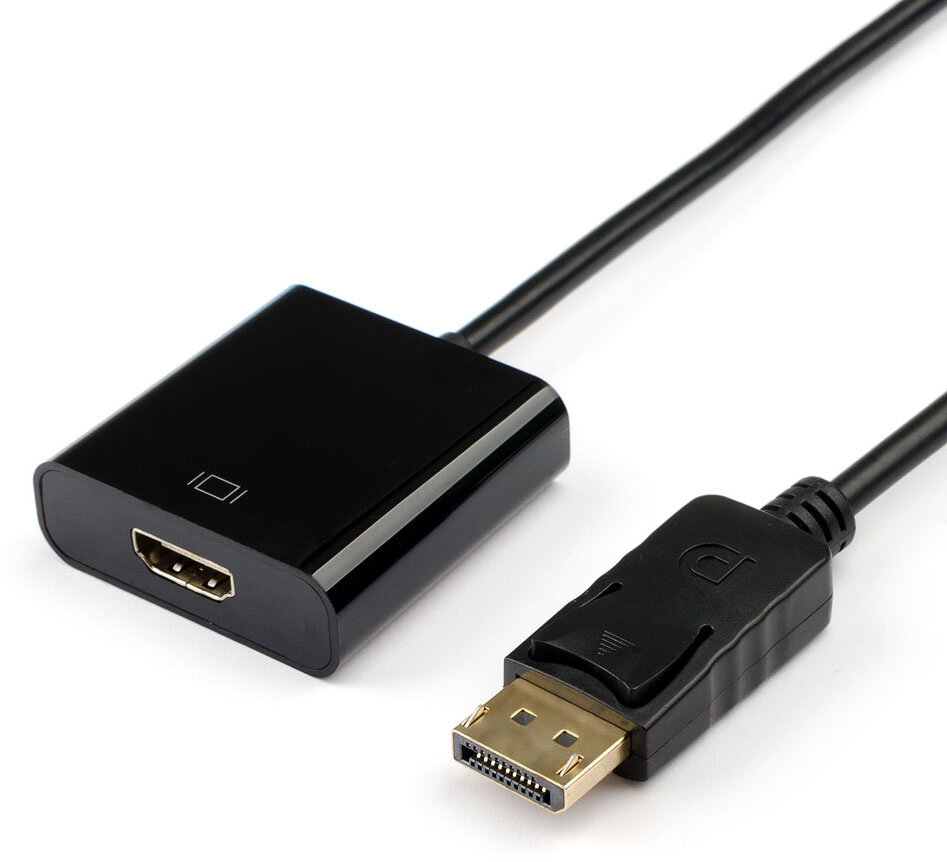 Переходник 0.1 м DisplayPort(m) <=> HDMI(f)