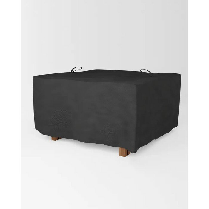 Чехол для стола 84 x 84 x 74 см, оксфорд 210, чёрный - фотография № 2