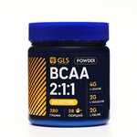 GLS Pharmaceuticals BCAA 2:1:1 аминокислоты для набора массы GLS экзотический микс, 280 г - изображение