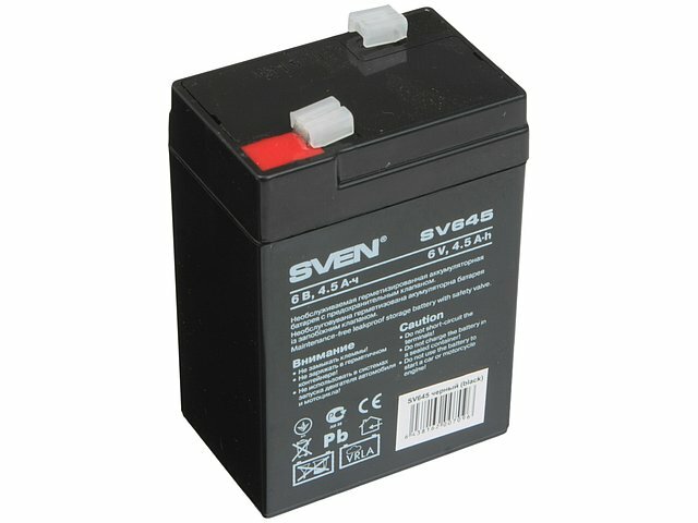 Аккумуляторная батарея SVEN SV645 6В 4500 А·ч