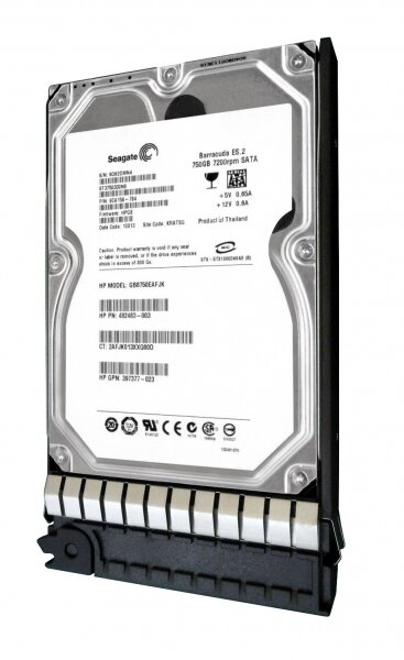 Жесткий диск HP 458930-B21 750Gb SATAII 3,5" HDD