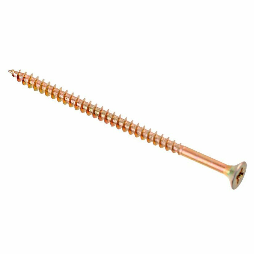 фото Саморезы потайные универсальные Стройбат желтые 4,5х80 5 шт 243691