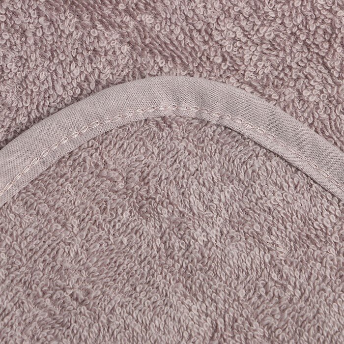 Набор Крошка Я (полотенце-уголок, рукавица, нагрудник), розовый, 100% хл, 360 гр/м2 - фотография № 4