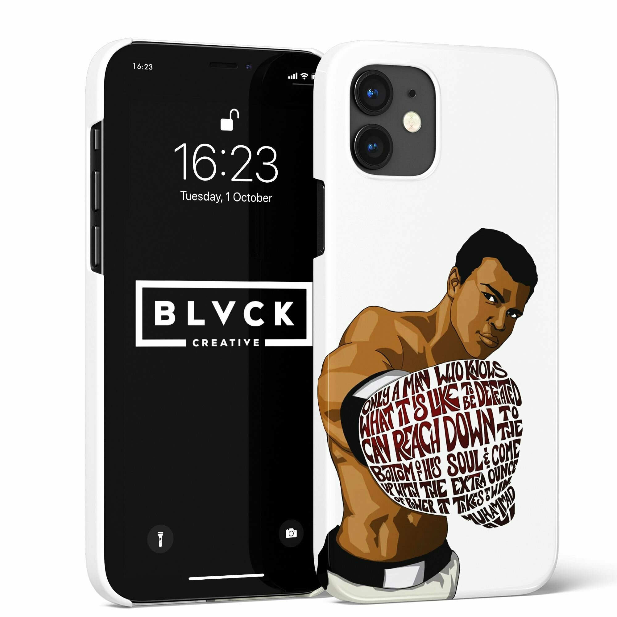 фото Чехол для IPhone 14 Pro с рисунком "Muhammad Ali Мухаммед Али "