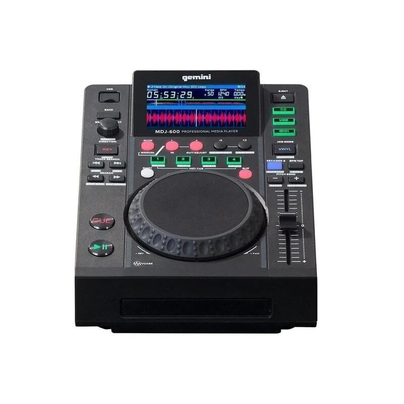 Gemini MDJ-600 - DJ медиапроигрыватель USB вход 43" цветной дисплей