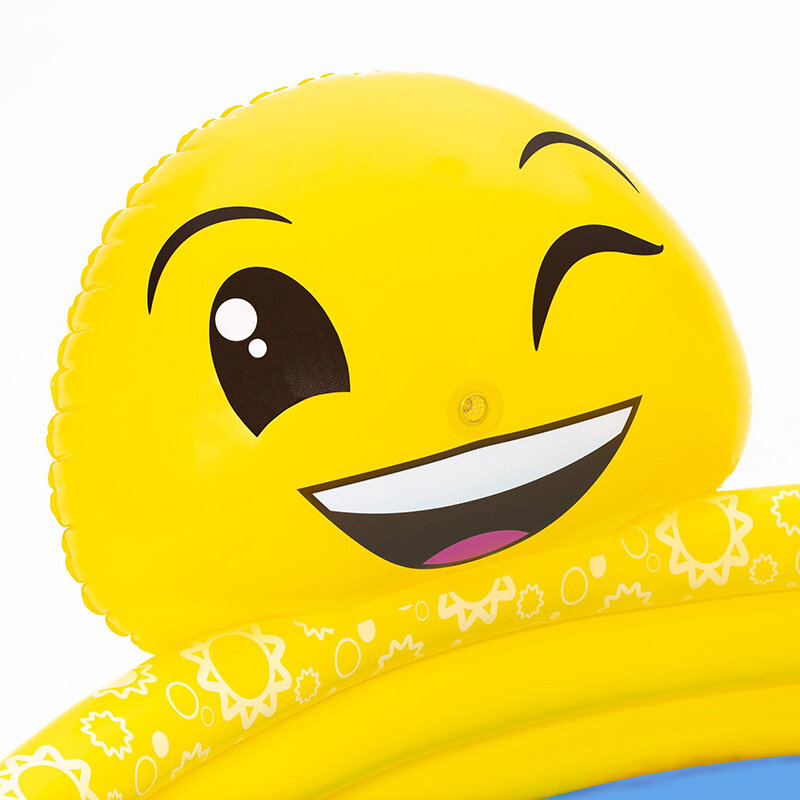 Бассейн надувной детский Emoji 165 см*144 см*69 см Bestway 53081 - фотография № 3