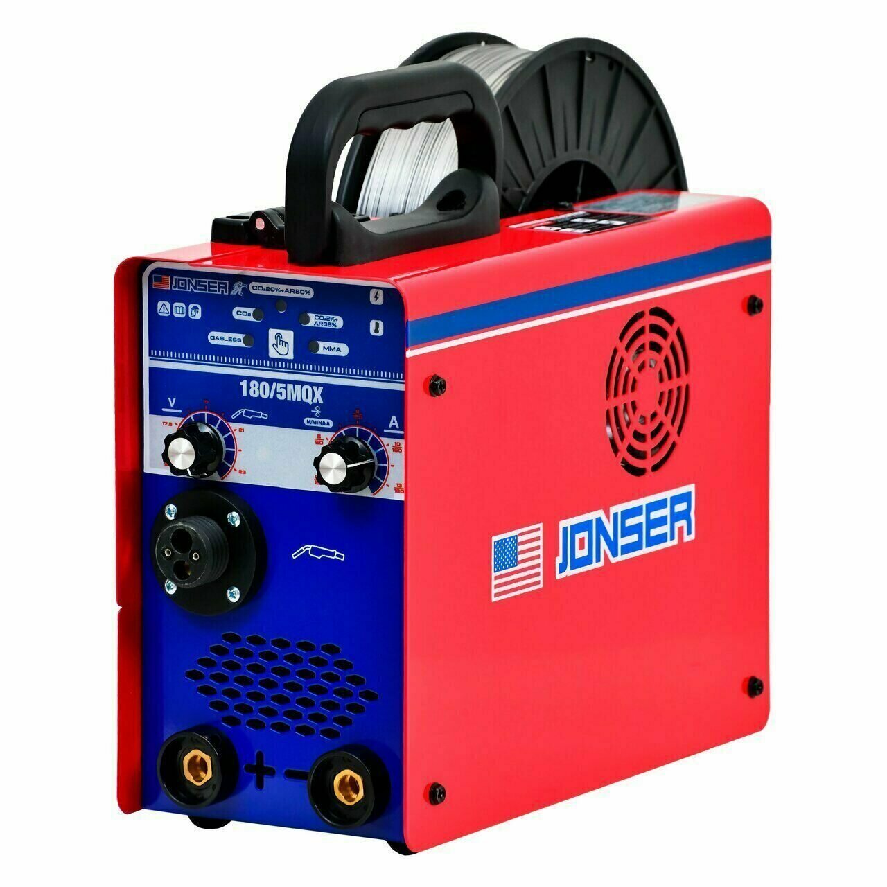 Сварочный аппарат полуавтомат инверторный Jonser 180/5MQX сварка без газа / с газом