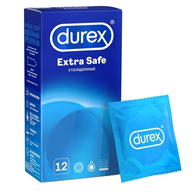 Durex Extra Safe   12 .