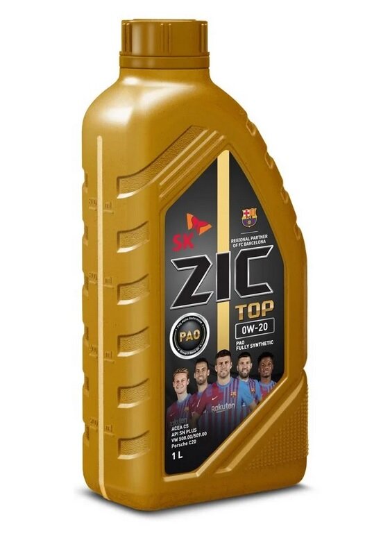 Полусинтетическое моторное масло ZIC TOP 0W-20