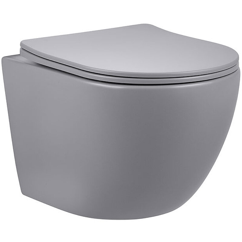 Чаша для унитаза Vincea Globo VT1-14SMG цвет серый, подвесной