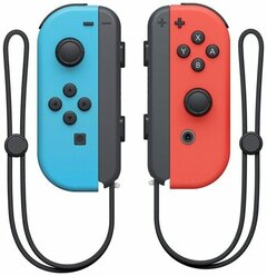 Геймпад совместимый со Switch Nintendo, 2 контроллера Joy-Con, красно-синий