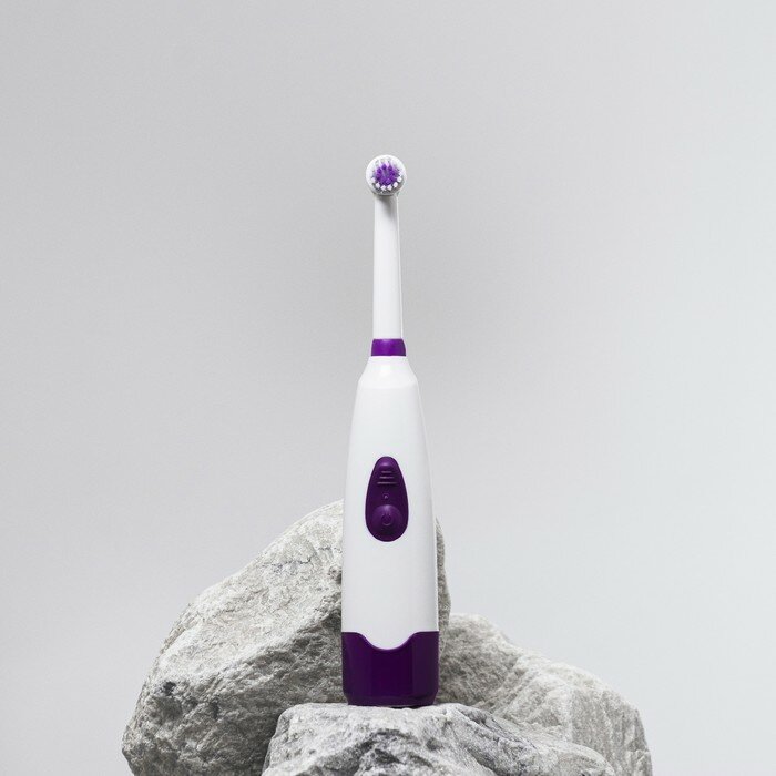 Электрические зубные щётки Luazon Home Электрическая зубная щётка Luazon LP-001, 3 насадки, от 2xАА (не в комплекте), микс - фотография № 2