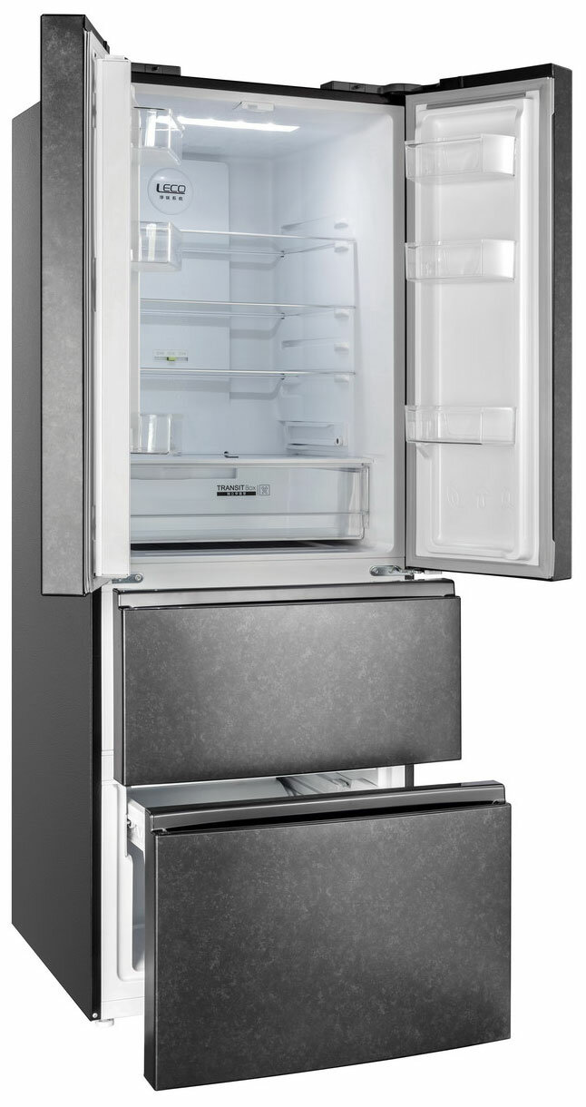 Многокамерный холодильник ZUGEL ZRFD361B, черный