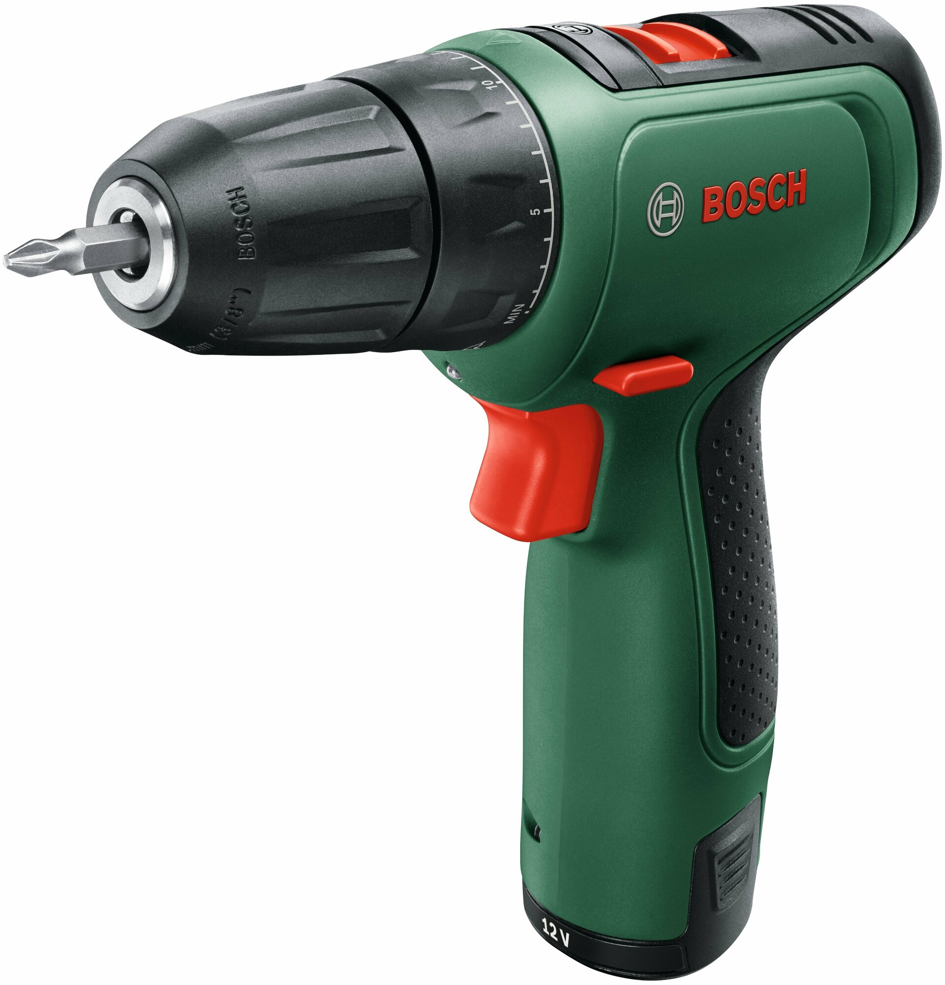 Дрель-шуруповерт аккумуляторная BOSCH EasyDrill 1200 Li-ion 1.5 Ач 12 В x2 кейс 06039D3007