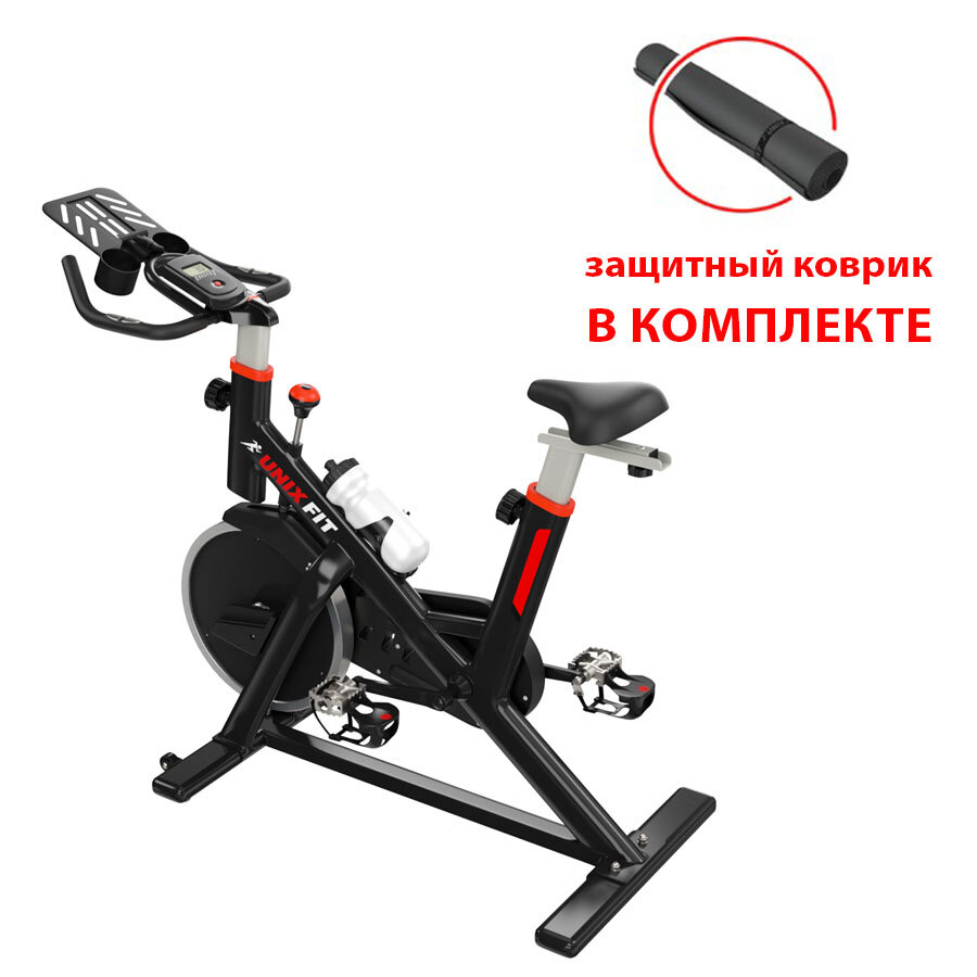 Спин-байк UNIXFIT SB-490PRO, Подарок к беговой дорожке: Смазка SIL-X 100мл